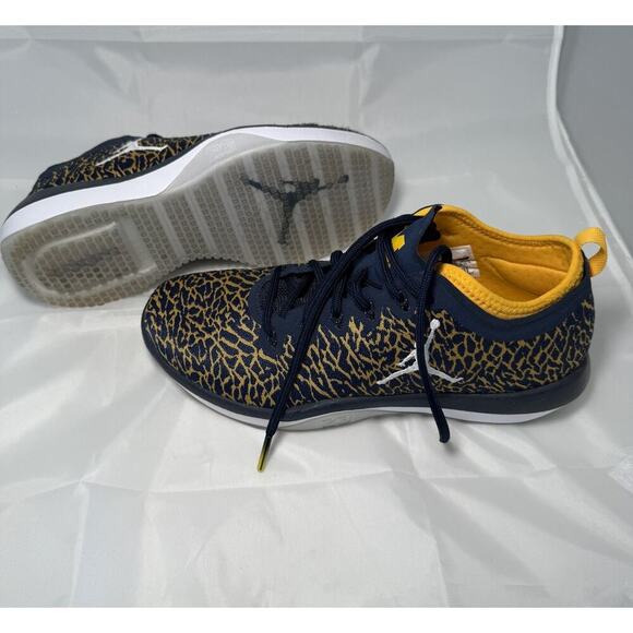 Jordan Jumpman Trainer 1 Low Michigan Wolverines Size 8.5 Style 845403-420 - Picture 6 of 8